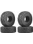 4pcs 120MM 1.9 Kauçuk Lastikler 1/10 Rc Paletli Tekerlek Lastikleri Eksenel SCX10 90046 AXI03007 Traxxas Trx4 D90 Tf2 CC01 (Yurt Dışından) 1