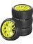 4pcs 110MM 1/8 Rc Araba Buggy Wheels Lastik Arrma Için 17MM Hex Typhon Talion Traxxas Redcat Team Losi Hpı Hsp Vrx Rc Car C (Yurt Dışından) 1