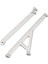 2pcs Metal Ön ve Arka Şasi Destek Seti Losi Lasernut U4 1/10 Rock Racer Buggy Rc Araba Yükseltme Parçaları Aksesuarları (Yurt Dışından) 1