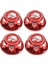 4pcs 17MM M12 Metal Tekerlek 1/7 Kral Motor Km Rc Ralli Ralli Araba Arrma Mojave Parçaları, Kırmızı (Yurt Dışından) 1