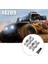 Rc Araç Metal Yükseltme Arka Tekerlek Kupası Mjx Hyper Go 1/14 14209 14210 H14BM Rc Araç Yükseltme Parçaları (Gümüş) (Yurt Dışından) 4