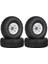 4pcs 1.55 Metal Beadlock Wheel Jantlar 1/10 Rc Prwler Araç Eksenel Yeti Jr RC4WD D90 Tf2 Tamiya CC01 LC70 Mst, 1 Beyaz (Yurt Dışından) 1