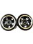 4pcs Pirinç 1.0 Beadlock Wheel Jant Tekerlek Hub Monsefe Ağırlık Eksenel SCX24 1/24 Rc Paletli Araba Yükseltmeleri Parçalar, Siyah (Yurt Dışından) 3
