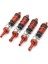 4pcs Metal Yağ Şok Emici Damper MN128 MN86 MN86S MN86K MN86KS Mn G500 1/12 Rc Araba Yükseltme Parçaları Aksesuarları, 2 (Yurt Dışından) 1