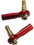 M3 Metal Ballhead Konumlandırma Çekme Çubuğu 2mm Tıe Çubuk Metal Balaj Servo Bağlantı Çubuğu M3/m2 T Model Tekne Bağlantısı Parça Kırmızı (Yurt Dışından) 2