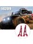 Rc Araç Metal Yükseltme Üst Salıncak Kol Parçaları Mjx Hyper Go 1/14 14209 14210 H14BM Rc Araç Yükseltme Parçaları (Kırmızı) (Yurt Dışından) 4