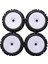 4 x 17MM Hub Tekerlek Jant ve 1/8 Off-Road Için Derin Diş Lastiği Rc Araba Buggy Redcat Takımı Losi Vrx Hpı Kyosho Hsp Hobao Carson (Yurt Dışından) 2