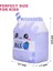Sevimli Yaban Mersini Süt Peluş Yastık Meyve Dolması Hayvan Oyuncaklar Kawaii Peluş Karikatür Yumuşak Bebek Ev Sarılma Hediyeler Çocuklar Için Mor 9.8 Inç (Yurt Dışından) 4