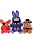 Zmapu Fnaf Fazbear Peluş Foxy Peluş Solmuş Mor Tavşan Peluş Doldurulmuş Hayvan Peluş Şekil Oyuncaklar Çocuklar Için Hediye, Fnaf Güvenlik Ihlali Peluş Aşıklar Için 3 Adet Yurt Dış (Yurt Dışından) 1