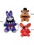Zmapu Fnaf Fazbear Peluş Foxy Peluş Solmuş Mor Tavşan Peluş Doldurulmuş Hayvan Peluş Şekil Oyuncaklar Çocuklar Için Hediye, Fnaf Güvenlik Ihlali Peluş Aşıklar Için 3 Adet Yurt Dış (Yurt Dışından) 2