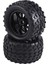 12MM Hex Rc Tekerlekler ve Lastikler 1/10 Ölçekli Rc Kamyon Lastikler Traxxas Rustler Stampede Hoss 2WD 4x4 Vxl Lastikleri, B (Yurt Dışından) 5