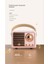 Retro Bluetooth Hoparlör - Pembe (Yurt Dışından) 2