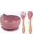 Intragdou Bebek Mama Seti Kaşık, Çatal, Silikon Vantuz (Yurt Dışından) 1