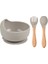 Intragdou Bebek Mama Seti Kaşık, Çatal, Silikon Vantuz (Yurt Dışından) 2