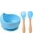 Intragdou Bebek Mama Seti Kaşık, Çatal, Silikon Vantuz (Yurt Dışından) 3
