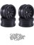 4pcs Plastik Beadlock 1.9 Tekerlek Hub Tekerlek Jant 1/10 Rc Paletli Araba Eksenel SCX10 Wraıth RR10 Capra RBX10 Traxxas Trx4,3 (Yurt Dışından) 2