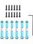 6pcs Ayarlanabilir Metal Bağlantı Çekme Çubuğu Ön /arka Servo Bağlantısı Wltoys Için A949 A959 A969 A979 K929 Rc Araba Yükseltme Yedek, Mavi (Yurt Dışından) 1