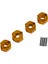 Mjx Için 4pcs 1/14 1/16 14210 14303 16207 16208 Uzaktan Kumanda Araç Aksesuarları 12MM Hex Konektörü Altın (Yurt Dışından) 1