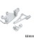 Caliper Servos Mount Servo Braketi Losı 1/4 Için LOS261013 Promoto-Mx Motosiklet LOS06000 LOS06002 Gümüş (Yurt Dışından) 1