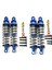 Losi Için Metal Ön ve Arka Şok Emici Damper 1/18 Mini-T 2.0 1/16 Mini-B Rc Kamyon Araba Yükseltmeleri Parçaları, Mavi (Yurt Dışından) 1