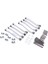 Metal Şasi Çekme Çekme Çekme Çekme Bağlantısı Mn D90 D91 D96 D99 D99S MN90 MN99S 1/12 Rc Araba Yükseltme Parçaları, Gümüş (Yurt Dışından) 1