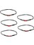 5pcs Rc Araç Çatı Bagaj Raf Halat 1/10 Rc Paletli Araba Eksenel SCX10 Traxxas Trx4 RC4WD D90 CC01, Kırmızı (Yurt Dışından) 5