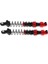 2pcs Rc Araba Yükseltme Şok Emiciler Kiti 1/10 SCX10 Axıals Rc Araba Yükseltme Aksesuarları (Yurt Dışından) 3