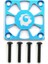 Alüminyum Alaşım Soğutma Fanı Kapağı 30X30MM Rc Motor Esc Elektrik Düzenleme Fan Koruma Kapağı, Mavi (Yurt Dışından) 1