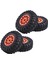 4pcs 2.2 Inç Naylon Plastik Beadlock Tekerleği 4.72IN/120MM Lastik, 1/10 Rc Kaya Trail, Turuncu Için 12MM Birleştirici Hex ile (Yurt Dışından) 2