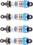 1 Set Rc Araç Metal Şok Emici Scy Için 1/16 Mjx H16H 14301,14210 1/16 1/12 1/14 Yükseltme Parçaları Aksesuarları 75MM C (Yurt Dışından) 5