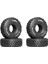 4pcs 1.9 Inç 116MM Lastik Lastik 1/10 Rock Pisti Redcat SCX10 Iı Eksenel Yikong D90 Trx4 Trx6 Rc Araş Türücü (Yurt Dışından) 4