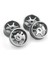 4pcs Rc Araba Drift Lastikler Metal Tekerlekler Hub 1/28 Mini-Z Awd Amz Mini-Q Amr Gla IW04 Rc Araba Yükseltme Parçaları (Yurt Dışından) 2