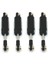 4pcs Mn 1/12 D90 MN82 LC79 MN78 Için Hidrolik Şok Emici Wpl 1/16 C14 C24 C34 C44 Rc Araba Yükseltmeleri Parça Siyah (Yurt Dışından) 1