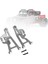 Rc Araba Ön Alt Salıncak Kol Bileşenleri Mjx Hyper Go 1/14 14209 14210 H14BM Rc Araba Yükseltme Parçaları Gümüş (Yurt Dışından) 5