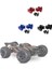 Alüminyum Ön Arka Bulk Başı Şanzıman Muhafazası 9529 1/8 Traxxas Sledge 95076-4 Rc Araba Yükseltmeleri Parça Aksesuarları, Siyah (Yurt Dışından) 3
