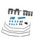 Tamiya Td4 Için Ön ve Arka Sallanma Çubuğu Kit 22037 1/10 Rc Araba Yükseltme Parçaları Aksesuarları (Yurt Dışından) 5