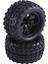 12MM Hex Rc Tekerlekler ve Lastikler 1/10 Ölçekli Rc Kamyon Lastikler Traxxas Rustler Stampede Hoss 2WD 4x4 Vxl Lastikleri Için Tekerlekler, A (Yurt Dışından) 4