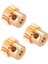 3pcs 3.175MM Mil Pirinç Pinyon Motor Dişli 32DP 48DP 64DP M0.6 1/10 1/8 Rc Araç 3650 3660,17T (Yurt Dışından) 5
