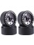 4pcs 1.9 Metal Beadlock 8 Yuvarlak Delik Tekerlek Hub Jant 1/10 Rc Prıger Axıal SCX10 90046 AXI03007 Trx4 Redcat D90, Gri (Yurt Dışından) 2