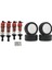 SG1603 SG1604 SG1605 Udırc UD1601 UD1602 UD1603 1/16 Rc Araç Parçaları, Beyaz Metal Şok Emici ve Kauçuk Lastik Seti (Yurt Dışından) 1