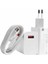 Beyaz Ultra Plus Hızlı Şarj Seti Şarj Adaptörü ve Kablosu 67W 2