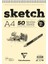 Ivory Sketch Eskiz Çizim Defteri Üstten Spiralli 90 Gr. A4 50 Yp. 1