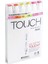 Touch Twin Brush Marker Fırça Uçlu Marker Seti 6 Renk Florasan Renkler 1