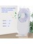 Elde Taşınabilir Mini USB Fan, Tutucu ile Şarj Edilebilir Taşınabilir USB Cep Fanı, Çocuklar Için Uygun 3 Hız Ayarlanabilir Tasarım (Yurt Dışından) 2