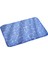 Banyo Paspası Arnavut Kaldırımı Banyo Halıları Su Emici Banyo Paspasları Banyo Için Makinede Yıkanabilir Banyo Halıları (40X60 Cm, Mavi) (Yurt Dışından) 5