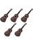 Brown Children&#39;s Guitar Ukulele Başlangıç ​​enstrümanı Toddler Gitar Mini Boyut Klasik Ukulele (Yurt Dışından) 2