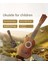 Brown Children&#39;s Guitar Ukulele Başlangıç ​​enstrümanı Toddler Gitar Mini Boyut Klasik Ukulele (Yurt Dışından) 3