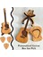 Stand Saklama Kutusu, Gitarist Müzik Hediyesi ile Ahşap Taşınabilir Gitar Seçme Ekran Kutusu (Yurt Dışından) 5