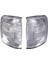 Araba L+R Beyaz Köşe Işıkları Mercedes W124 E-Serisi Sedan için Sinyal Işıkları 1985-95 1248260043 1248260143 (Yurt Dışından) 1