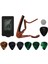 Gitar Capo Tuner Ukulele Violin Için Uygun Elektrikli Bass Akustik Gitar Sicks ve Pick Tutucu Gitar Aksesuarları (Yurt Dışından) 1